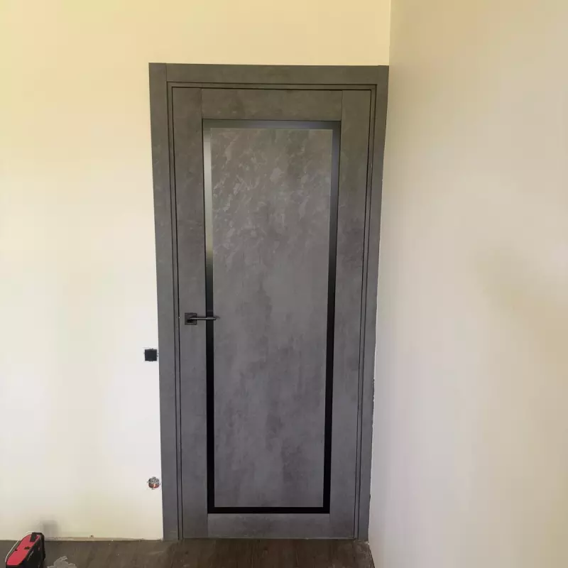 Durvis Legacy Tumšs betons BLK PVC