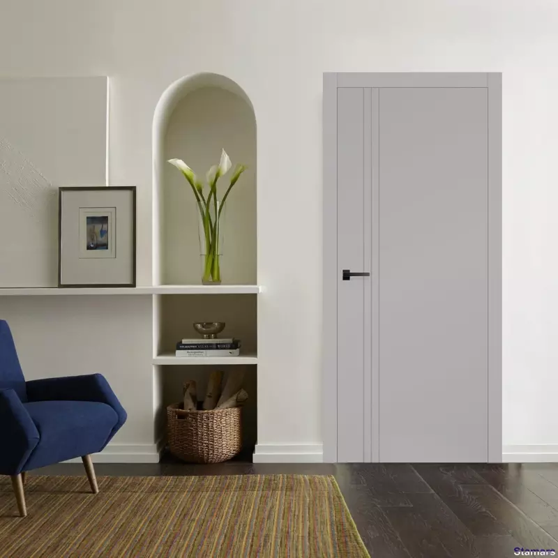 Durvis SALIN Gaiši pelēka emalja RAL 7047