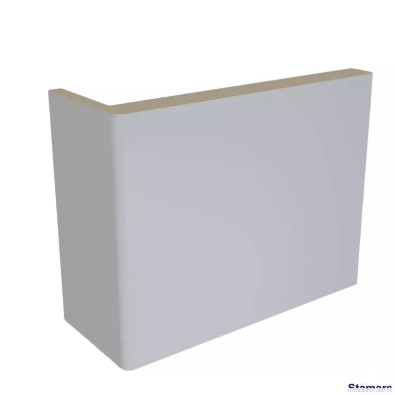 Durvju apmales daļa MDF Gaiši pelēka emalija teleskopiskā RAL 7047