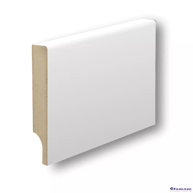 Grīdlistes MDF Gaiši pelēks(RAL 7047) Emalija