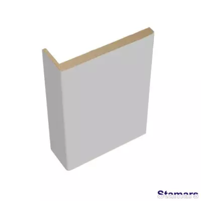 Durvju apmales daļa Teleskopiskā MDF Pelēks matēts PVC Deluxe