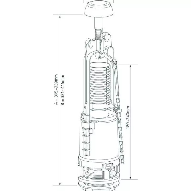 WC Noplūdes mehānisms 3/6L Optima 50
